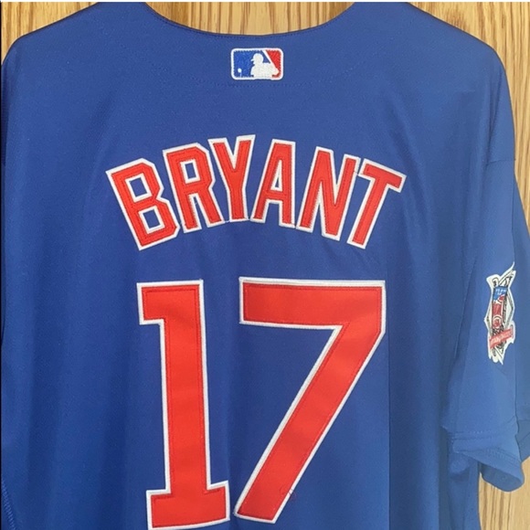 New Kris Bryant Cubs Jersey Embroidered Logo - Picture 7 of 8